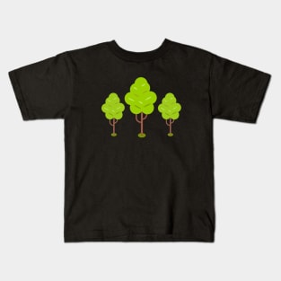 Cartoon Trees Delight Kids T-Shirt